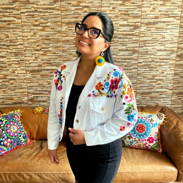Milky Embroidered Jacket