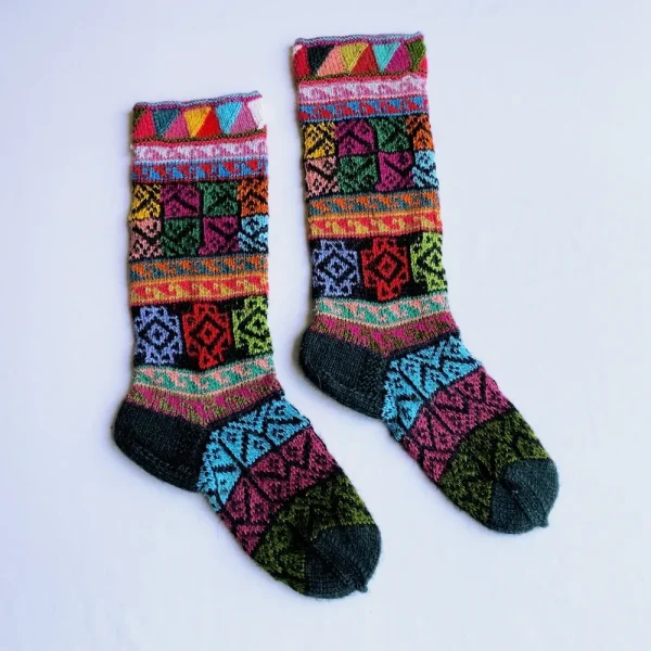 Andean Iconography Socks No. 06