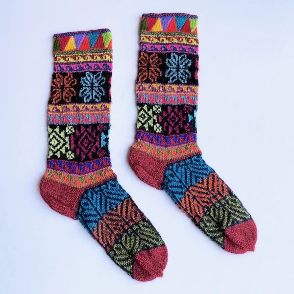 Andean Iconography Socks No. 07